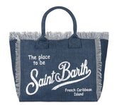 Borsa a spalla SAINT BARTH VANITY - Indigo 03274H